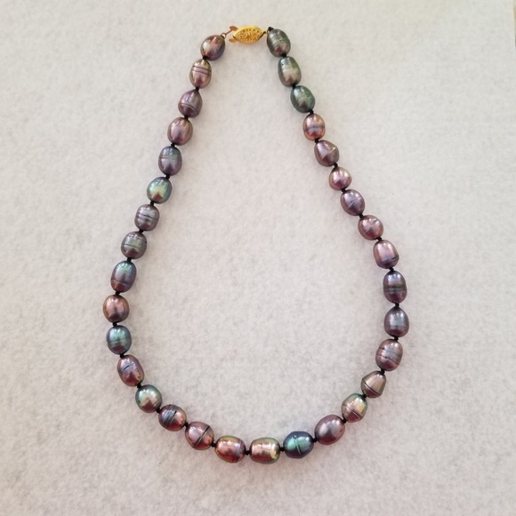 Jewelry - REAL 12mm Peacock Baroque Pearls